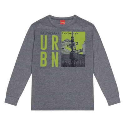 Camiseta Manga Longa Juvenil Kyly Meia Malha Estampada Camiseta Manga Longa Juvenil Kyly Meia Malha Estampada