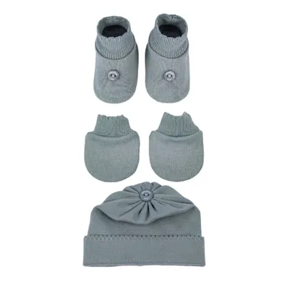 Kit Enxoval Sanches Botão - 3 Peças Kit Enxoval Sanches Botão - 3 Peças