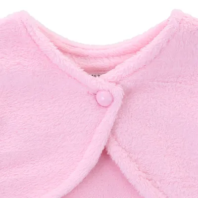 Bolero Infantil Planeta Rosa Manga Longa Detalhe Botão Bolero Infantil Planeta Rosa Manga Longa Detalhe Botão