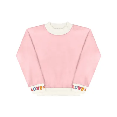 Blusão Infantil Kely Kety Pelúcia Estampa Punho Blusão Infantil Kely Kety Pelúcia Estampa Punho