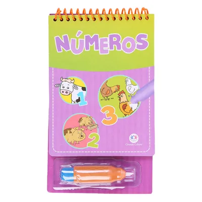 Livro Colorindo Com Água Ciranda Cultural Números