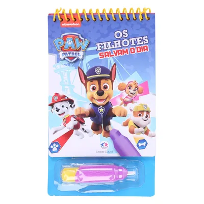 Livro Colorindo Com Água Ciranda Cultural Patrulha Canina Livro Colorindo Com Água Ciranda Cultural Patrulha Canina