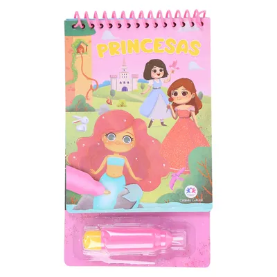 Livro Colorindo Com Água Ciranda Cultural Princesas Livro Colorindo Com Água Ciranda Cultural Princesas