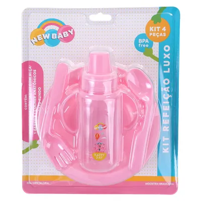 Kit Refeição New Baby Luxo - 4 Peças