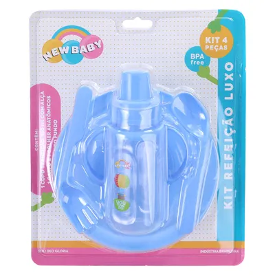 Kit Refeição New Baby Luxo - 4 Peças
