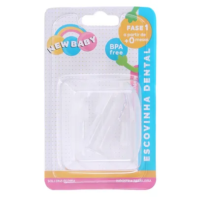 Massageador De Gengiva New Baby Escovinha Silicone
