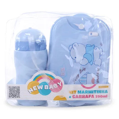 Kit Refeição New Baby Marmitinha - 4 Peças