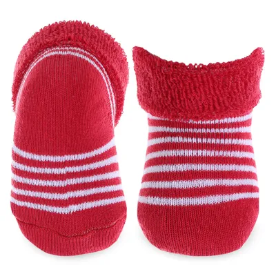 Meia Bebê Winston Atoalhada Com Punho Dobrado