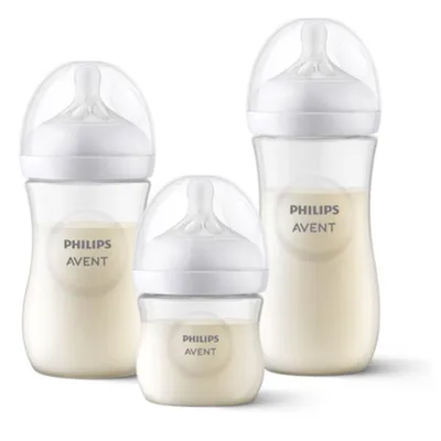 Kit Mamadeira Avent Pétala 3.0 125ml 260ml 360ml - 3 Peças Kit Mamadeira Avent Pétala 3.0 125ml 260ml 360ml - 3 Peças