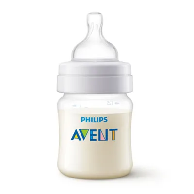 Mamadeira Avent Clássica Anti-Colic Transparente 125ml