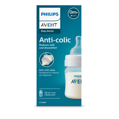Mamadeira Avent Clássica Anti-Colic Transparente 125ml Mamadeira Avent Clássica Anti-Colic Transparente 125ml