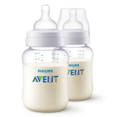Kit Mamadeira Avent Clássica Anti-Colic 260ml - 2 Peças Kit Mamadeira Avent Clássica Anti-Colic 260ml - 2 Peças