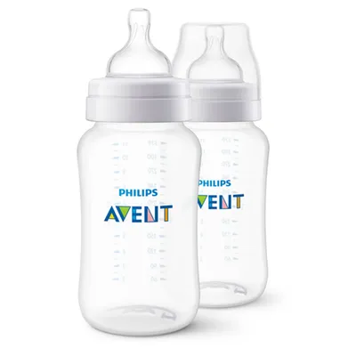 Kit Mamadeira Avent Clássica Anti-Colic 330ml - 2 Peças Kit Mamadeira Avent Clássica Anti-Colic 330ml - 2 Peças