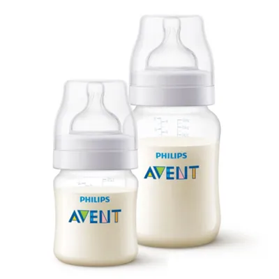 Kit Mamadeira Avent Anti-Colic 125ml e 260 ml - 2 Peças