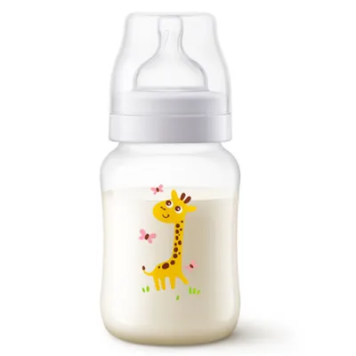 Mamadeira Avent Clássica Anti-Colic Girafa 260ml Mamadeira Avent Clássica Anti-Colic Girafa 260ml