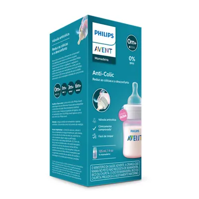 Mamadeira Avent Clássica Anti-Colic 125ml Mamadeira Avent Clássica Anti-Colic 125ml
