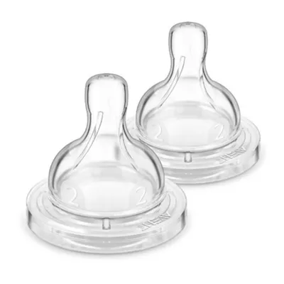 Kit Bico Mamadeira Avent Anti-Colic N.02 - 2 Peças Kit Bico Mamadeira Avent Anti-Colic N.02 - 2 Peças