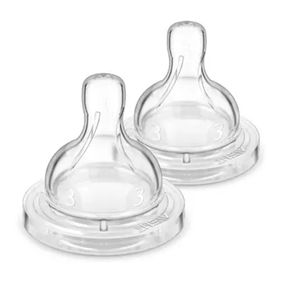 Kit Bico Mamadeira Avent Anti-Colic N.03 - 2 Peças Kit Bico Mamadeira Avent Anti-Colic N.03 - 2 Peças