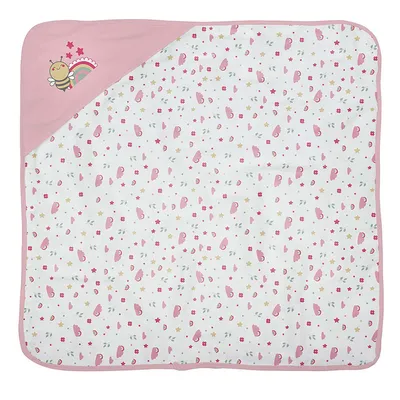 Toalha Com Capuz Bublim Incomfral Plush E Forro Abelha