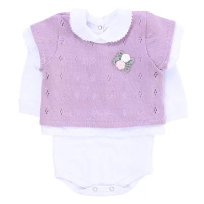 Saída De Maternidade Sanches Menina Em Acrílico - 7 Peças