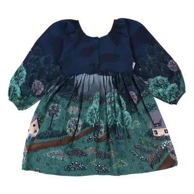 Vestido Infantil Kookabu Manga Longa Estampado Vestido Infantil Kookabu Manga Longa Estampado