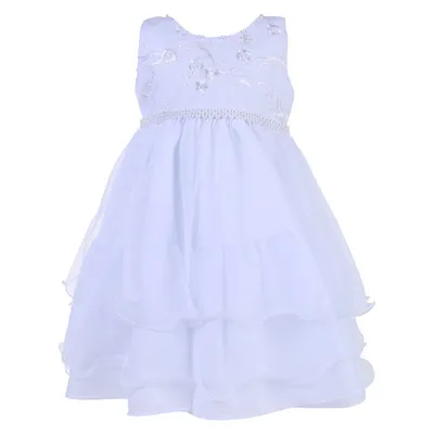 Vestido Infantil Nelu Pala Bordada Pérolas Com Bolero Vestido Infantil Nelu Pala Bordada Pérolas Com Bolero