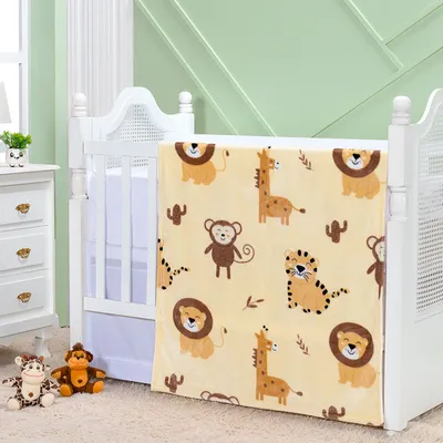 Cobertor Bebê Etruria Baby Flannel Estampa Turma Safari Cobertor Bebê Etruria Baby Flannel Estampa Turma Safari