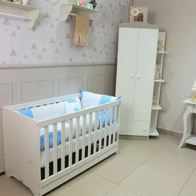 Kit Berço Art Bebê Americano Origami - 6 Peças Kit Berço Art Bebê Americano Origami - 6 Peças