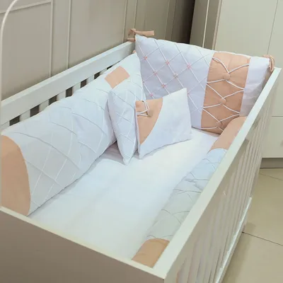 Kit Berço Art Bebê Americano Origami - 6 Peças Kit Berço Art Bebê Americano Origami - 6 Peças