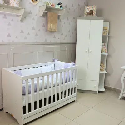 Kit Berço Art Bebê Americano Origami - 6 Peças Kit Berço Art Bebê Americano Origami - 6 Peças