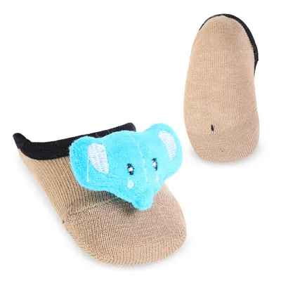 Meia Sapatilha Bebê Rikam Soft Aplique De Bichinho