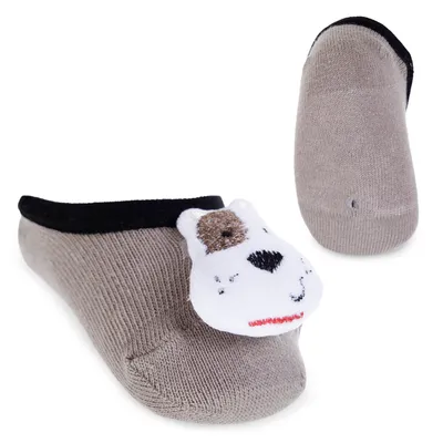 Meia Sapatilha Bebê Rikam Soft Aplique De Bichinho