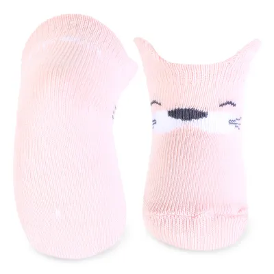 Kit Meia Bebê Rikam Orelhinha Estampada - 3 Pares