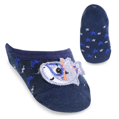 Meia Sapatilha Bebê Rikam Com Aplique De Patch