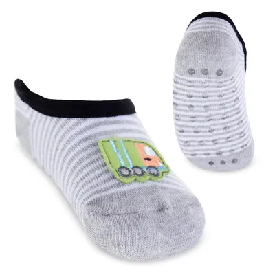 Meia Sapatilha Bebê Rikam Com Aplique Patch Antiderrapante