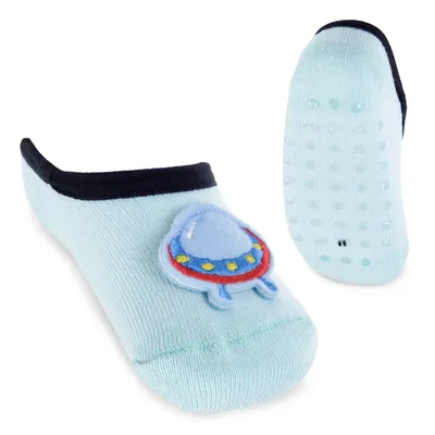 Meia Sapatilha Bebê Rikam Com Aplique Patch Antiderrapante