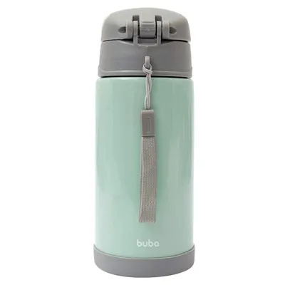 Copo Térmico Buba Parede Dupla Com Canudo Gumy 400ml