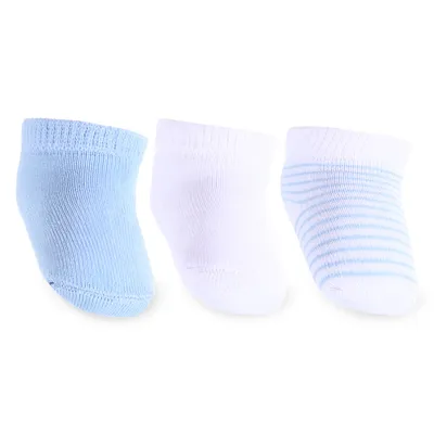 Kit Meia Bebê Duck Malha Atoalhada - 3 Pares