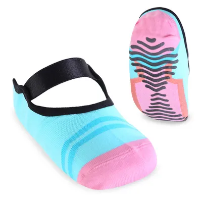 Meia Sapatilha Duck Pilates E Hidro Com Elástico