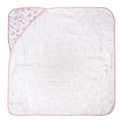 Toalha Com Capuz Incomfral Bublim Soft Estampa Arco Íris Toalha Com Capuz Incomfral Bublim Soft Estampa Arco Íris