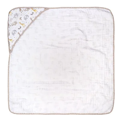 Toalha Com Capuz Incomfral Bublim Soft Estampa Girafa Toalha Com Capuz Incomfral Bublim Soft Estampa Girafa