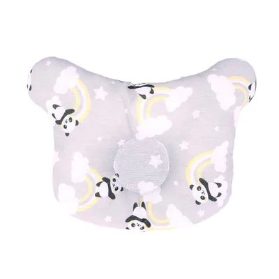 Travesseiro Bebê Incomfral Bublim Anatômico Estampa Panda Travesseiro Bebê Incomfral Bublim Anatômico Estampa Panda