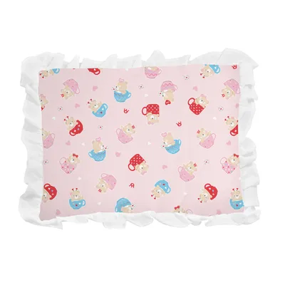 Travesseiro Bebê Bublim Incomfral Com Babado Ursa Travesseiro Bebê Bublim Incomfral Com Babado Ursa