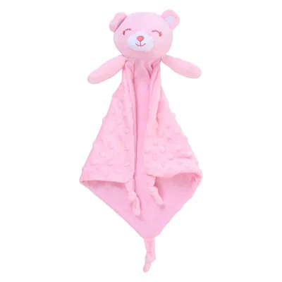 Naninha Pimpolho Plush Com Textura E Urso Naninha Pimpolho Plush Com Textura E Urso
