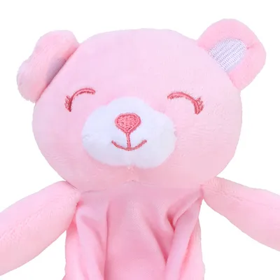 Naninha Pimpolho Plush Com Textura E Urso Naninha Pimpolho Plush Com Textura E Urso