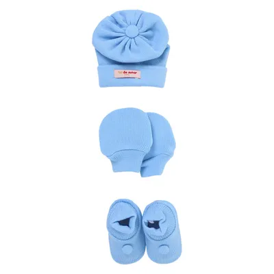 Kit Enxoval Fio De Amor Tricô - 3 Peças Kit Enxoval Fio De Amor Tricô - 3 Peças