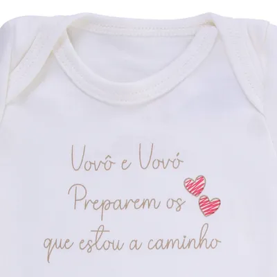 Kit Revelação de Gravidez Vovô e Vovó Preparem o Coração Kit Revelação de Gravidez Vovô e Vovó Preparem o Coração