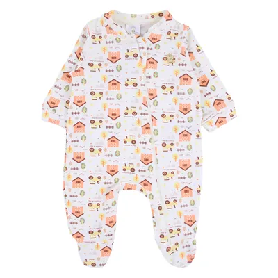 Macacão Longo Bebê Presente De Anjo Cotton Com Zíper