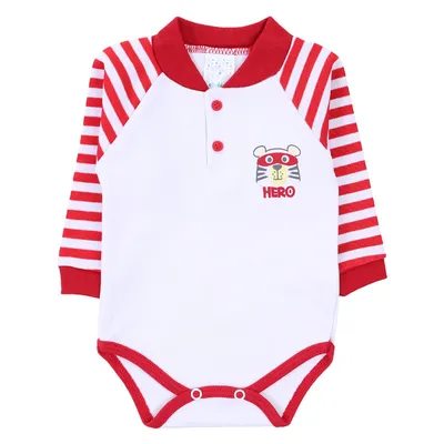 Kit Body Manga Longa Bebê Petutinha Estampado - 3 Peças