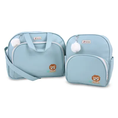 Kit Bolsa Maternidade Mappyng Zoo Leão - 2 Peças